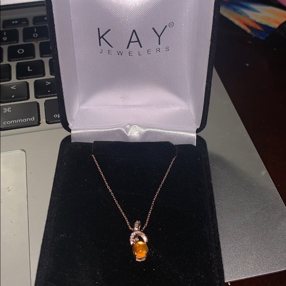 Levian Diamond Natural Ethiopian Opal Necklace - Picture 2 of 5